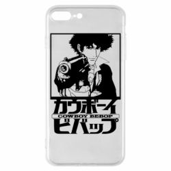 Чехол для iPhone 8 Plus Ковбой Бибоп с ружьем - PrintSalon