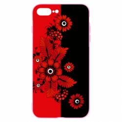 Чохол для iPhone 8 Plus Червоні квіти - PrintSalon