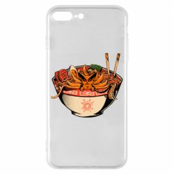 Чехол для iPhone 8 Plus Kurama in ramen - PrintSalon