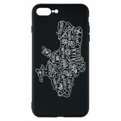 Чехол для iPhone 8 Plus Map Ukraine - PrintSalon