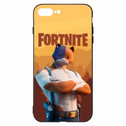 Чехол для iPhone 8 Plus Meowscles and logo - PrintSalon