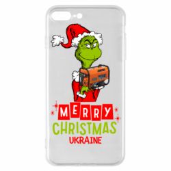 Чохол для iPhone 8 Plus З Різдвом Христовим Україно-Грінч і Генератор - PrintSalon