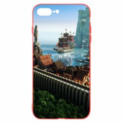 Чохол для iPhone 8 Plus Minecraft beautiful town
