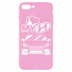 Чехол для iPhone 8 Plus Моя любовь Хендай - PrintSalon
