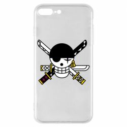 Чехол для iPhone 8 Plus One Piece Zoro logo - PrintSalon