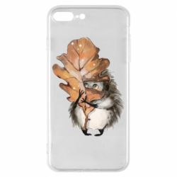 Чехол для iPhone 8 Plus Осенний ежик - PrintSalon