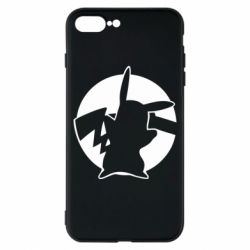 Чохол для iPhone 8 Plus Pikachu silhouette-PrintSalon Чохол для iPhone 8 Plus Pikachu silhouette