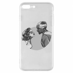 Чехол для iPhone 8 Plus Retro Wanda and Vision - PrintSalon