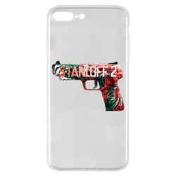 Чехол для iPhone 8 Plus Standoff pistol - PrintSalon