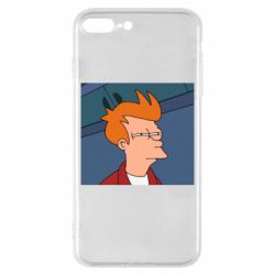 Чехол для iPhone 8 Plus Suspicious Fry - PrintSalon