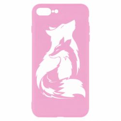 Чехол для iPhone 8 Plus Wolf And Fox - PrintSalon