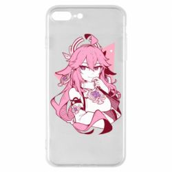 Чехол для iPhone 8 Plus Yae Miko portrait - PrintSalon