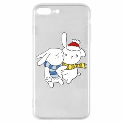 Чехол для iPhone 8 Plus Зайцы - PrintSalon