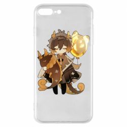 Чехол для iPhone 8 Plus Zhongli with baloon - PrintSalon