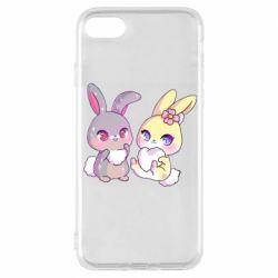 Чехол для iPhone 8 Rabbits In Love - PrintSalon