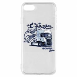 Чехол для iPhone 8 Scania watercolor art - PrintSalon