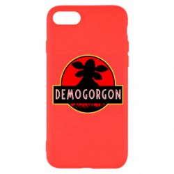 Чехол для iPhone 8 Stragner Things Demogorgon - PrintSalon