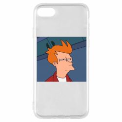 Чехол для iPhone 8 Suspicious Fry - PrintSalon