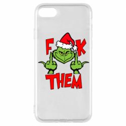 Чехол для iPhone 8 The grinch f*ck them - PrintSalon