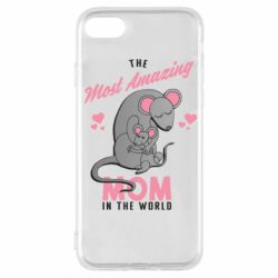 Чехол для iPhone 8 The Most amazing mom in the world - PrintSalon