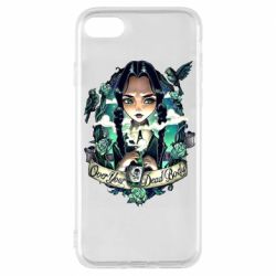 Чехол для iPhone 8 Уэнздей арт