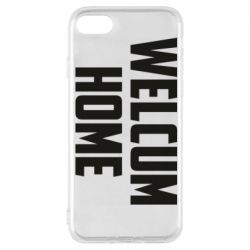 Чехол для iPhone 8 Welcum Home - PrintSalon