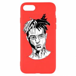 Чехол для iPhone 8 XXXTentacion Monochrome Art - PrintSalon
