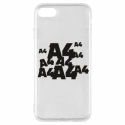 Чехол для iPhone SE 2020 A4 Pattern - PrintSalon