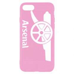 Чехол для iPhone SE 2020 Arsenal simple logo - PrintSalon