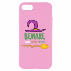 Чехол для iPhone SE 2020 Beware cute little witch - PrintSalon