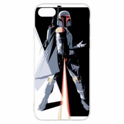 Чохол для iPhone SE 2020 Boba Fett art - PrintSalon