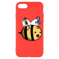 Чехол для iPhone SE 2020 Brave bee - PrintSalon