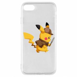Чехол для iPhone SE 2020 Cute Detective Pikachu - PrintSalon