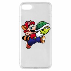 Чехол для iPhone SE 2020 Cute Mario with turtle - PrintSalon