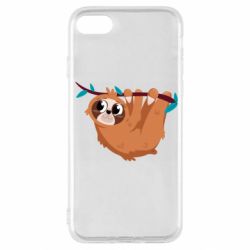 Чехол для iPhone SE 2020 Cute sloth - PrintSalon