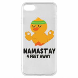 Чехол для iPhone SE 2020 Duck Namast'ay Away - PrintSalon