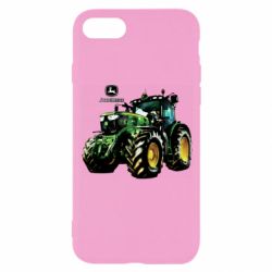 Чохол для iPhone SE 2020 John Deere Tractor and logo - PrintSalon