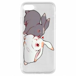 Чехол для iPhone SE 2020 Кролики Вэй и Лань - PrintSalon