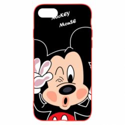 Чехол для iPhone SE 2020 Mickey Kiss - PrintSalon