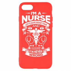 Чехол для iPhone SE 2020 Nurse I'm Never Wrong - PrintSalon