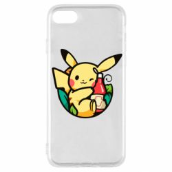 Чехол для iPhone SE 2020 Pikachu with ketchup - PrintSalon