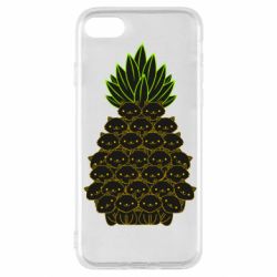 Чехол для iPhone SE 2020 Pineapple cat - PrintSalon
