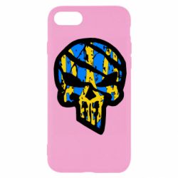 Чохол для iPhone SE 2020 Punisher Coat of arms of Ukraine - PrintSalon