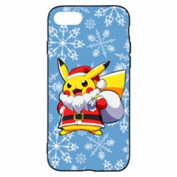 Чохол для iPhone SE 2020 Santa Claus Pikachu - PrintSalon