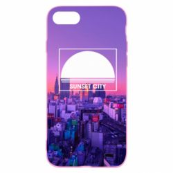 Чохол для iPhone SE 2020 Sunset city - PrintSalon