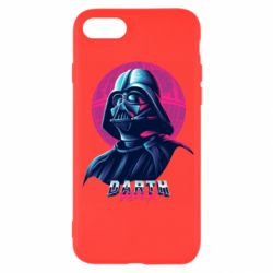 Чехол для iPhone SE 2020 Synthwave Darth Vader - PrintSalon