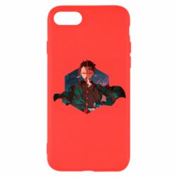 Чехол для iPhone SE 2020 Танджиро Камадо - PrintSalon