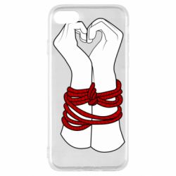 Чехол для iPhone SE 2020 Tied Hands - PrintSalon