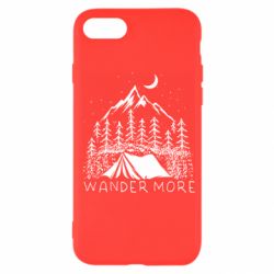 Чехол для iPhone SE 2020 Wander more - PrintSalon