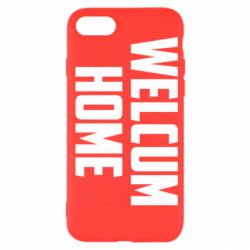Чехол для iPhone SE 2020 Welcum Home - PrintSalon